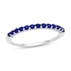 Thumbnail Image 0 of Lab-created Blue Sapphire Ring Sterling Silver