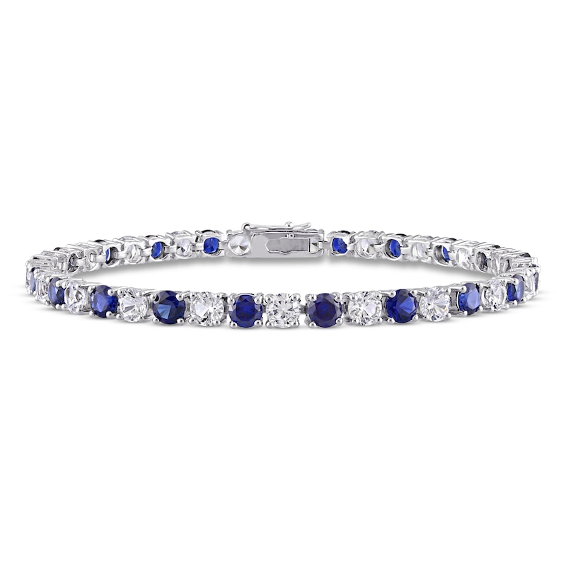 A gold, diamond, and sapphire woven gold bracelet. Supple and yet  structured in all of the right ways and by the master French jeweler…
