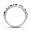 Thumbnail Image 2 of Montana Blue Natural Sapphire Ring 1/3 ct tw Diamonds 10K White Gold