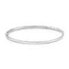 Thumbnail Image 2 of Natural Blue Sapphire  Bangle Bracelet 1/5 ct tw Diamonds 14K White Gold