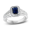 Thumbnail Image 0 of LALI Jewels Natural Blue Sapphire Ring 3/8 ct tw Diamonds 14K White Gold