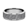Thumbnail Image 3 of Rock Wedding Band Grey Tantalum 7.0mm