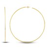 Thumbnail Image 1 of Round Wire Hoop Earrings 14K Yellow Gold 90mm