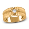 Thumbnail Image 1 of Men's Diamond Anniversary Ring 1/5 ct tw Round 14K Yellow Gold