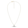 Thumbnail Image 1 of Juliette Maison Natural Aquamarine Pendant Necklace 10K Yellow Gold