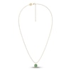 Thumbnail Image 2 of Juliette Maison Natural Emerald Pendant Necklace 10K Yellow Gold