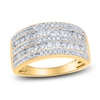 Thumbnail Image 1 of Diamond 5-Row Anniversary Band 1 ct tw Round 14K Yellow Gold