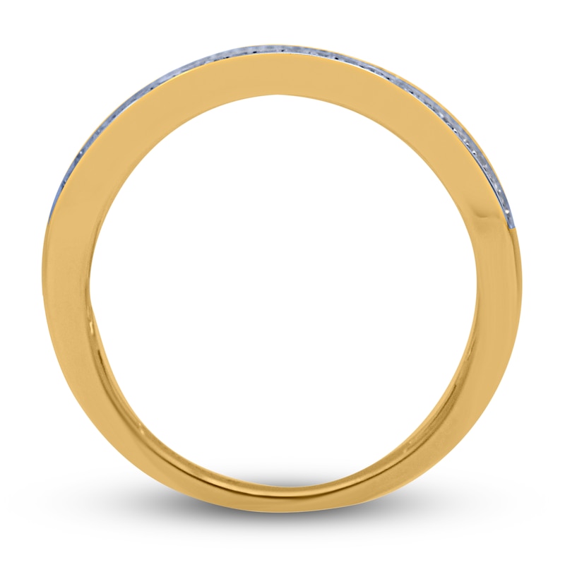Main Image 2 of Diamond 5-Row Anniversary Band 1 ct tw Round 14K Yellow Gold
