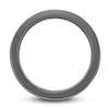 Thumbnail Image 4 of Men's Wood Inlay Wedding Band Black Zirconium 8.0mm