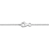 Thumbnail Image 2 of Y-Knot Natural Blue Sapphire Necklace 1/20 ct tw Diamonds 14K White Gold 17"