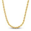 Thumbnail Image 1 of Solid Glitter Rope Necklace 10K Yellow Gold 22" 3.8mm