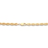 Thumbnail Image 2 of Solid Glitter Rope Necklace 10K Yellow Gold 20" 4.4mm
