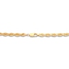 Thumbnail Image 2 of Solid Glitter Rope Necklace 10K Yellow Gold 22" 4.4mm