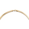 Thumbnail Image 2 of Italia D'Oro Solid Diamond-Cut Omega Chain Necklace 14K Yellow Gold 17"