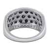 Thumbnail Image 2 of Black & White Diamond Anniversary Band 2 ct tw Round 14K White Gold