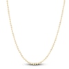 Thumbnail Image 1 of Solid Beaded Chain Necklace 14K Yellow Gold 18" 2.0mm