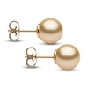 Thumbnail Image 2 of Yoko London Golden South Sea Cultured Pearl Stud Earrings 18K Yellow Gold