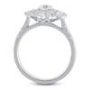 Thumbnail Image 2 of Marquise & Round-Cut Diamond Ring 1 ct tw 14K White Gold