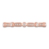 Thumbnail Image 3 of Diamond Stackable Anniversary Band 1/10 ct tw 14K Rose Gold