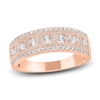 Thumbnail Image 1 of Round-Cut Diamond Multi-Row Ring 1/2 ct tw 14K Rose Gold
