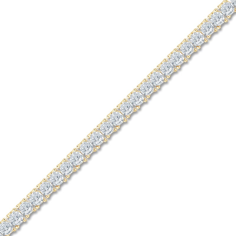 Main Image 2 of Pnina Tornai Diamond Tennis Bracelet 4 ct tw Round 14K Yellow Gold