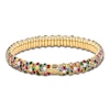 Thumbnail Image 3 of ZYDO Multi-Gemstone & Diamond Stretch Bracelet 7/8 ct tw 18K Yellow Gold