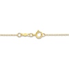 Thumbnail Image 2 of Rectangle-Cut Natural Aquamarine Bezel Solitaire Necklace 10K Yellow Gold 18"