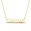 Thumbnail Image 1 of "Mama" Necklace 10K Yellow Gold 18"