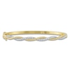 Thumbnail Image 1 of Shy Creation Diamond Rope Twist Bangle Bracelet 1/2 ct tw 14K Yellow Gold SC55025550RDZS