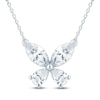 Thumbnail Image 1 of Pnina Tornai Pear-Shaped & Marquise Lab-Grown Diamond Butterfly Necklace 2 ct tw 14K White Gold 18"