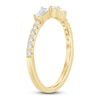 Thumbnail Image 2 of Certified Diamond Baguette & Round-Cut Anniversary Ring 1/3 ct tw 14K Yellow Gold