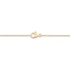 Thumbnail Image 3 of Children's Diamond Cross Oval Locket Necklace 1/15 ct tw 14K Yellow Gold 13"