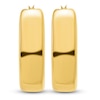 Thumbnail Image 2 of Blue Nile X Jared Teardrop Hoop Earrings 14K Yellow Gold