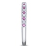 Thumbnail Image 3 of Shy Creation Natural Pink Sapphire & Diamond Ring 1/10 ct tw 14K White Gold SC55025937Z7