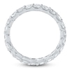 Thumbnail Image 2 of Certified Cushion-Cut Diamond Eternity Band 1-5/8 - 2 ct tw 14K White Gold
