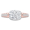 Thumbnail Image 3 of Elongated Cushion-Cut Created By Jared Studio Lab-Grown Diamond Engagement Ring 2-1/3 ct tw 14K Rose Gold