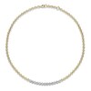 Thumbnail Image 1 of Matinee by A Link Diamond Abbracci Necklace 1 ct tw 18K Two-Tone Gold 17"