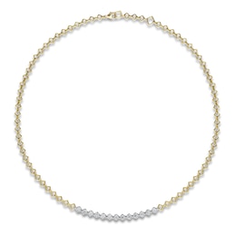 Matinee by A Link Diamond Abbracci Necklace 1 ct tw 18K Two-Tone Gold 17"