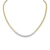 Thumbnail Image 2 of Matinee by A Link Diamond Abbracci Necklace 1 ct tw 18K Two-Tone Gold 17"