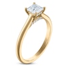 Thumbnail Image 2 of Princess-Cut Lab-Grown Diamond Solitaire Plus Engagement Ring 7/8 ct tw 18K Yellow Gold (VS2/F)