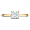 Thumbnail Image 3 of Princess-Cut Lab-Grown Diamond Solitaire Plus Engagement Ring 7/8 ct tw 18K Yellow Gold (VS2/F)