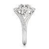Thumbnail Image 3 of J'Lure Octagon Step-Cut Lab-Grown Diamond Halo Bypass Engagement Ring 3-1/6 ct tw 18K White Gold