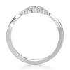 Thumbnail Image 2 of J'Lure Lab-Grown Diamond Scalloped Wedding Band 1/6 ct tw 18K White Gold