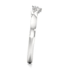 Thumbnail Image 3 of J'Lure Lab-Grown Diamond Scalloped Wedding Band 1/6 ct tw 18K White Gold