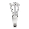 Thumbnail Image 3 of J'Lure Lab-Grown Diamond Trillion Curved Brilliant-Cut Engagement Ring 3-3/8 ct tw 18K White Gold