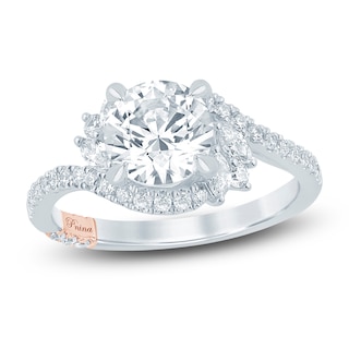 Pnina Tornai Round-Cut Lab-Grown Diamond Bypass Ring 2 ct tw 14K White Gold
