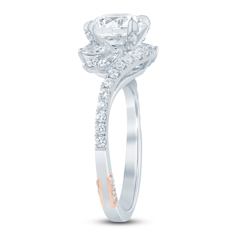 Main Image 2 of Pnina Tornai Round-Cut Lab-Grown Diamond Bypass Ring 2 ct tw 14K White Gold
