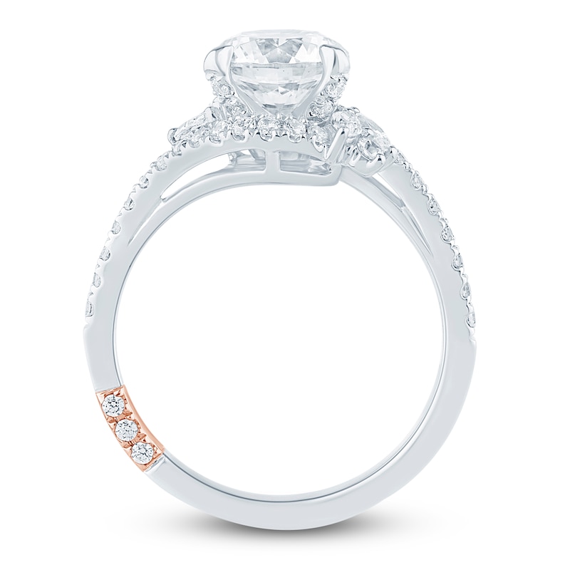 Main Image 4 of Pnina Tornai Round-Cut Lab-Grown Diamond Bypass Ring 2 ct tw 14K White Gold