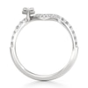 Thumbnail Image 2 of J'Lure Lozenge Step-Cut Lab-Grown Diamond Contour Wedding Band 1/2 ct tw 18K White Gold