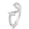 Thumbnail Image 4 of J'Lure Lozenge Step-Cut Lab-Grown Diamond Contour Wedding Band 1/2 ct tw 18K White Gold
